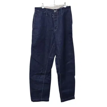 N-375 Johnbull 젬블 코튼 린넨 데님 팬츠 M