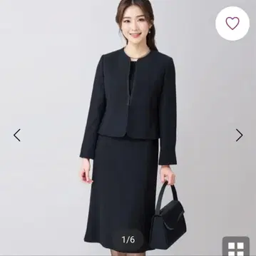[ 도쿄 소와르 ] 블랙 포멀 노카라 새틴 절개 앙상블