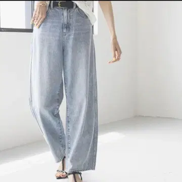 good 데님 배기 팬츠 라이트 블루 L