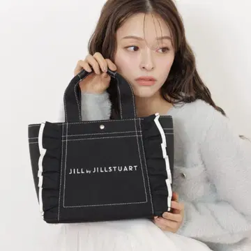 JILL by JILLSTUART 프릴 토트 스몰 블랙