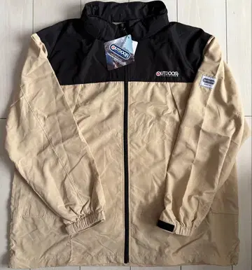 새상품 3 L사이즈 OUTDOOR 아웃도어 나일론 자켓 베이지