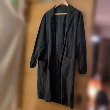 무인양품 블랙 롱 코트 M 사이즈