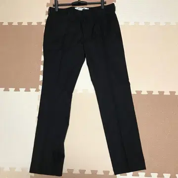 [ 미사용 ] LACOSTE 슬림 핏 블랙 슬랙스 FR44 US34