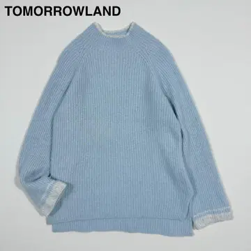 TOMORROWLAND 투모로우랜드 로우 게이지 니트 바이컬러 근년