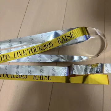 도모토 코이치 RAISE 은색 테이프 3개 세트 아이치 공연