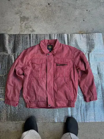 VINTAGE / 레드 스트라이프 블루종