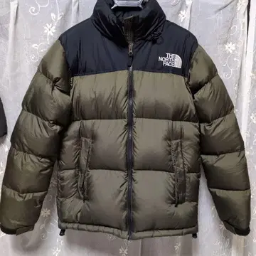 THE NORTH FACE 다운 자켓 M 사이즈 올리브/블랙