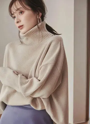 anuans 터틀넥 풀오버