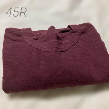 45R 코튼 긴팔 T셔츠 size 0