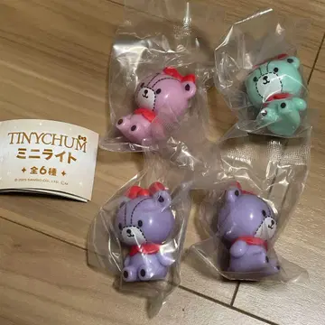 타이니 참 가챠가챠 미니 라이트 4개 세트 산리오