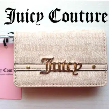 새상품 JUICY 플레이트 로고 투톤 지갑 카드 케이스