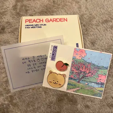 HWANG MIN HYUN 황민현 서울 팬미팅 한정판 혜택 핀 배지