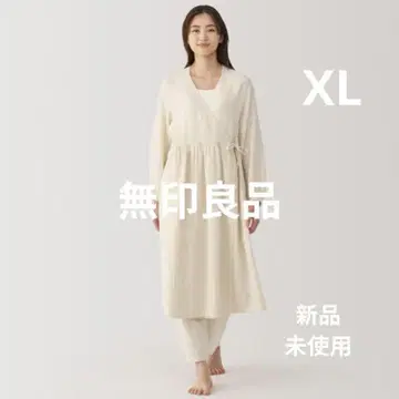 무인양품 후와리 시보 거즈 롱 가디건 XL 카슈쿨