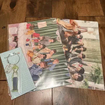나니와단시 3종 세트 클리어 파일 나니와노니와 키링 (오하시 카즈야)