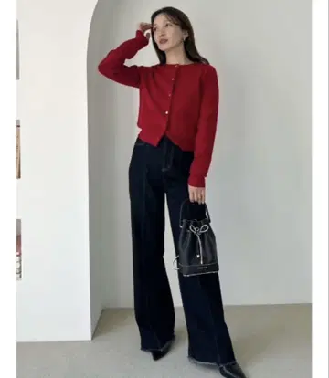 FRAY I.D 베이직 플레어 데님 팬츠