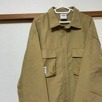 Dickies 베이지 워크 셔츠 XXL