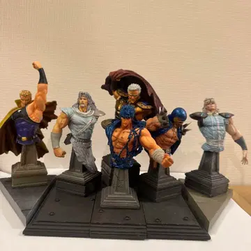 북두의 권 북두 사형제와 사우저, 레이 흉상 피규어 6개 세트