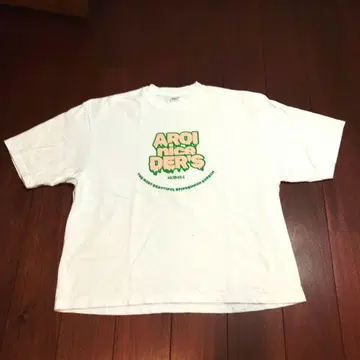 아로이더즈 AROIDER'ST 셔츠 화이트 남녀 공용 오버 사이즈