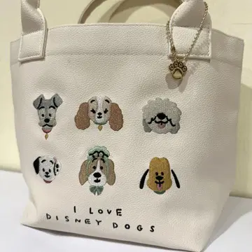 디즈니 I LOVE DISNEY DOGS 토트백
