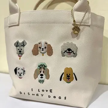 디즈니 I LOVE DISNEY DOGS 토트백