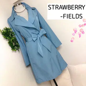 스트로베리 필즈의 스카이블루 얇은 소재 라이트 코트