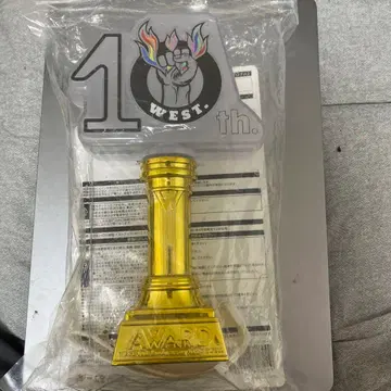 10th AWARD 골드 너를 위한 트로피 WEST