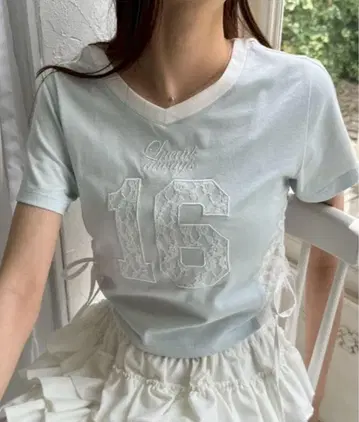 OLIVE des OLIVE 사이드 레이스 게임 셔츠