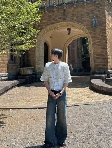 ASCLOAwesome Super Long Wide Denim Pants