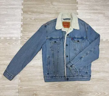 Levi's 보아 카라 부착 데님 자켓