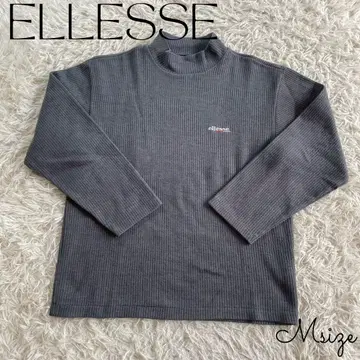 ELLESSE 엘레쎄 긴팔 하이넥 니트 티셔츠 그레이 구제 의류