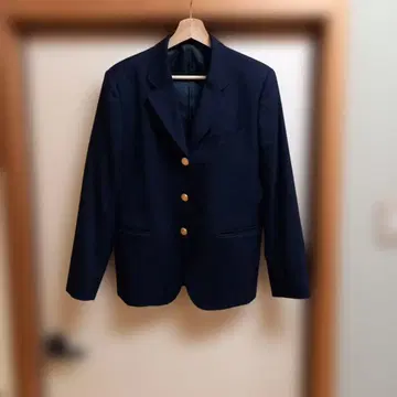 새상품급 네이비 테일러드 자켓 골드 버튼