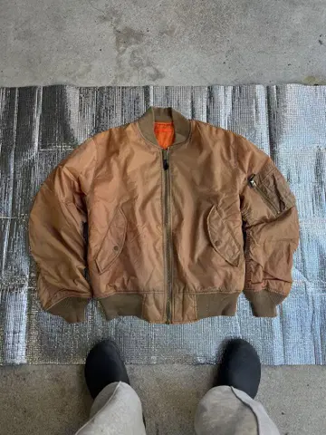 밀리터리 오렌지 MA-1 / 플라이트 자켓 블루종