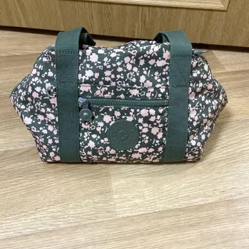 키플링 kipling 올리브 컬러 미니 꽃무늬 숄더백