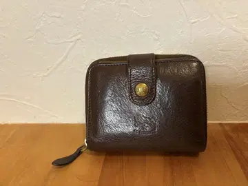 일비종떼 브라운 이단 접이식 지갑