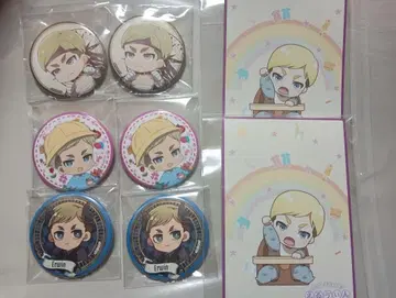 진격의 거인 엘빈 스미스 캔뱃지 브로마이드