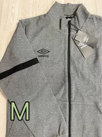 umbro 엄브로 로고 지퍼 자켓 저지 그레이 M