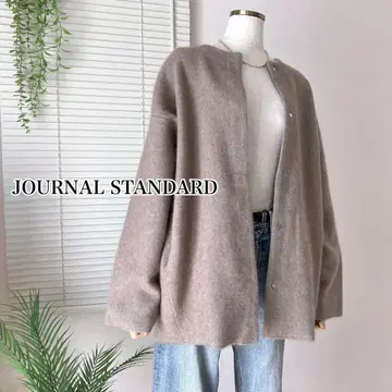 [ 24AW ] JOURNAL STANDARD 더블 페이스 코쿤 가디건