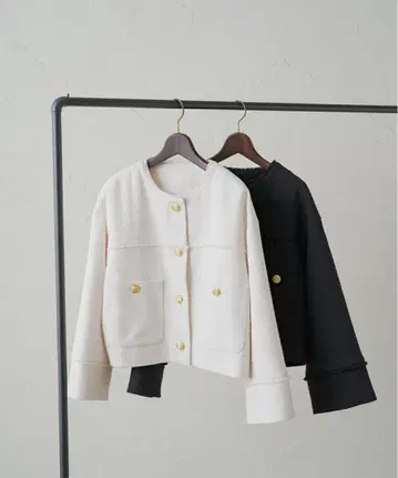 LOUNGEDRESS 트위드 숏 자켓