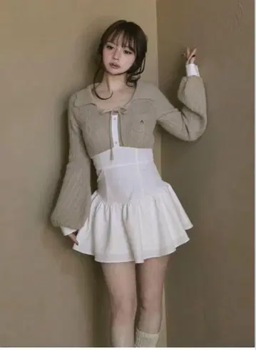 ANDMARY Tess 블라우스 미니 드레스