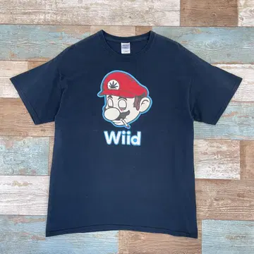 00s 마리오 패러디 Wiid 티셔츠