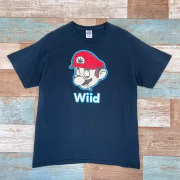 00s 마리오 패러디 Wiid 티셔츠