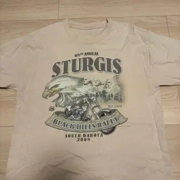 STURGIS BLACK HILLS RALLY T셔츠 2008년판