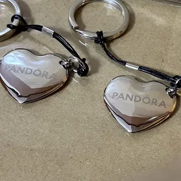 PANDORA 판도라 하트 키링 묶음 2개