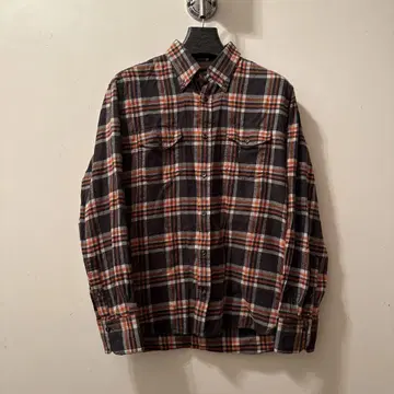 TOMMY HILFIGER 체크 무늬 플란넬 셔츠 L 사이즈