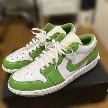 Jordan 로우컷 스니커즈 화이트/그린