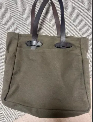 새상품급 FILSON 필슨 토트백 화이트 택