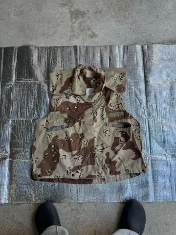MILITARY / 카모플라쥬 베스트 S/M