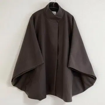 MARW UNITED ARROWS 판초 코트 F 브라운