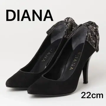 DIANA 다이애나 펌프스 22cm 포인티드 펌프스 블랙 블랙