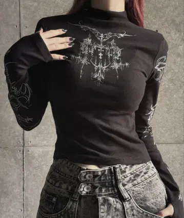 KsG lily pattern tops Y2K